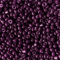 Glasperlen rocailles 11/0 (2mm) Aubergine purple